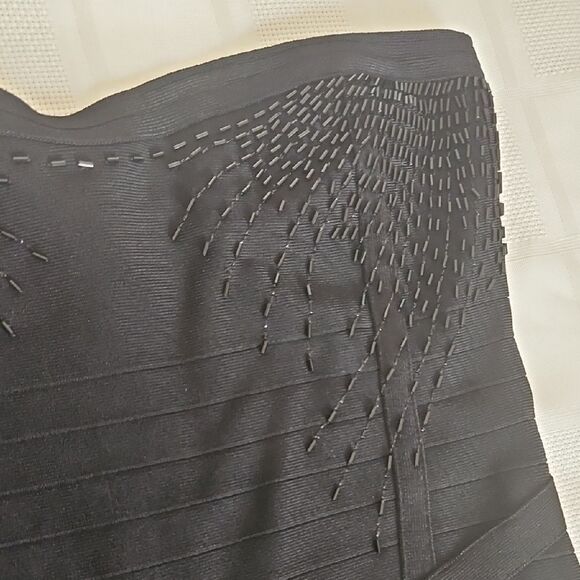 Marciano Black Sweetheart Bodycon Dress - Picture 5 of 16